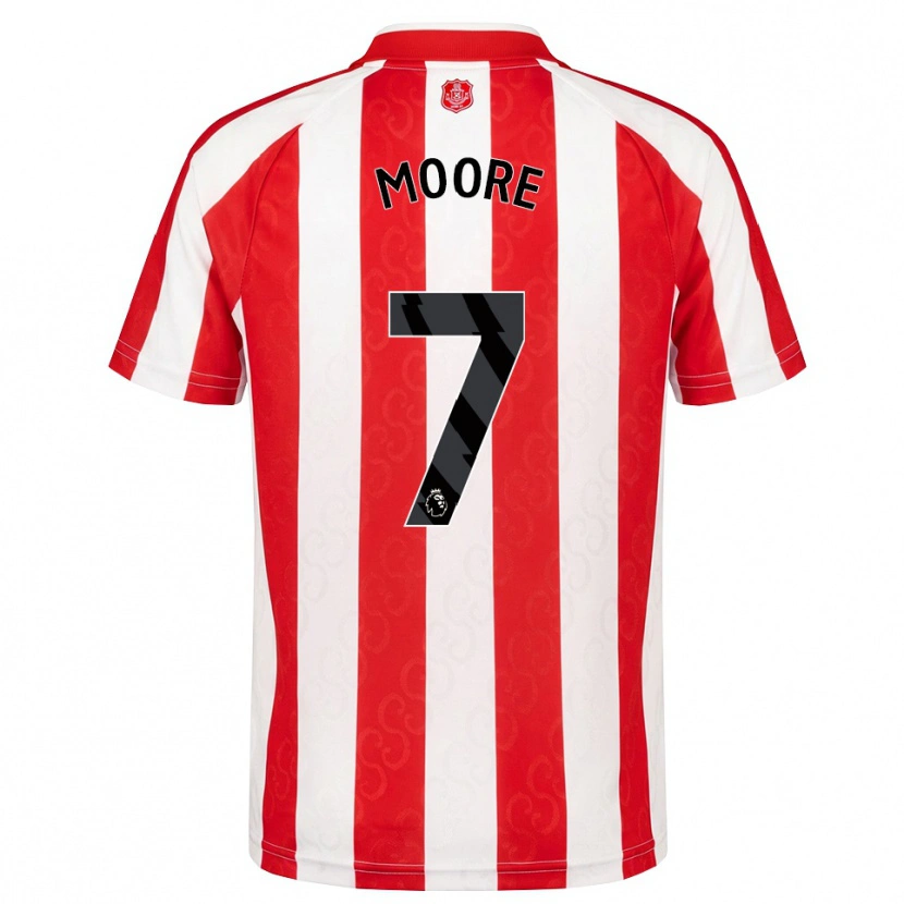Danxen Kinder Ethan Moore #7 Rot Weiß Schwarz Heimtrikot Trikot 2026/27 T-Shirt
