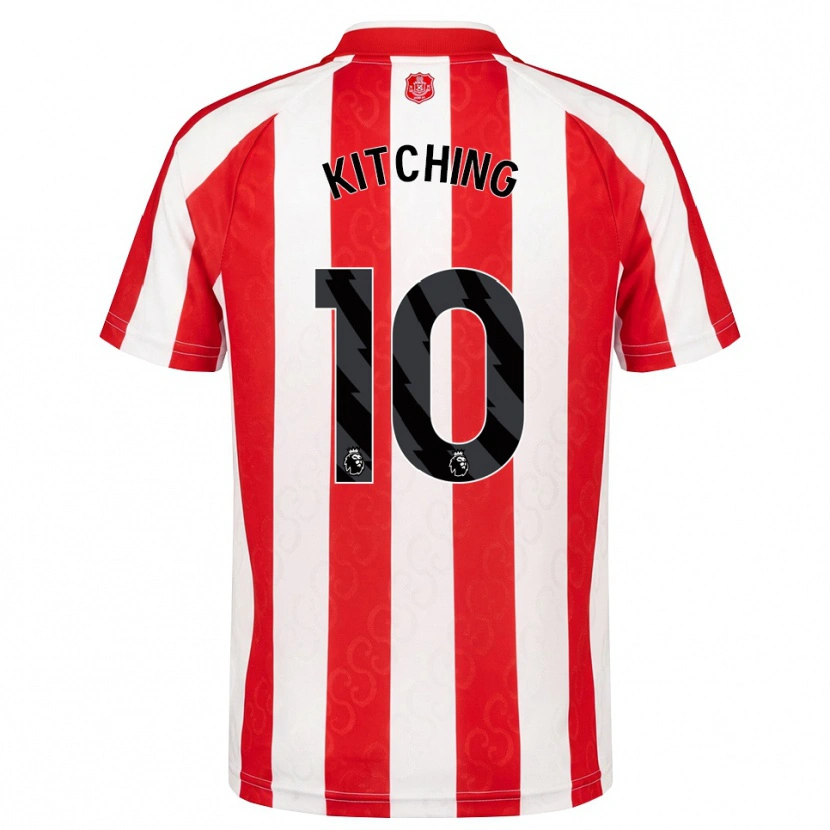 Danxen Kinder Katie Kitching #10 Rot Weiß Schwarz Heimtrikot Trikot 2026/27 T-Shirt