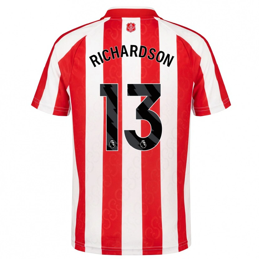 Danxen Kinder Adam Richardson #13 Rot Weiß Schwarz Heimtrikot Trikot 2026/27 T-Shirt
