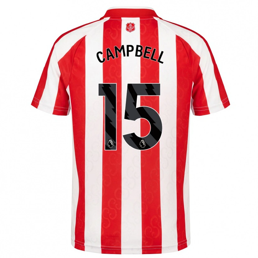 Danxen Kinder Lewis Campbell #15 Rot Weiß Schwarz Heimtrikot Trikot 2026/27 T-Shirt