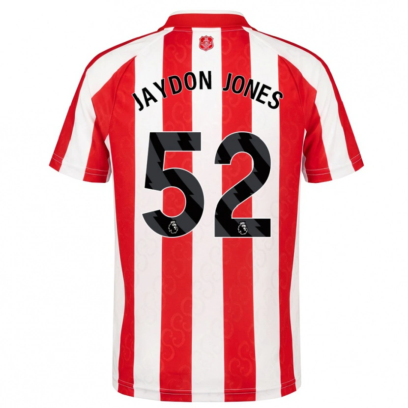 Danxen Kinder Jaydon Jones #52 Rot Weiß Schwarz Heimtrikot Trikot 2026/27 T-Shirt