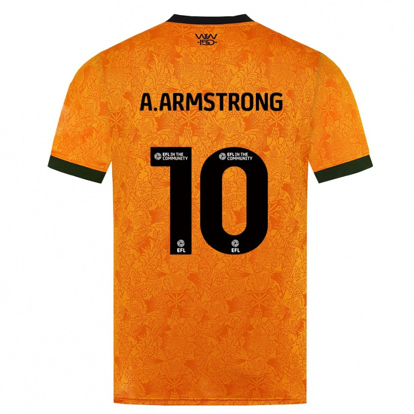 Danxen Kinder Adam Armstrong #10 Orange Schwarz Heimtrikot Trikot 2026/27 T-Shirt