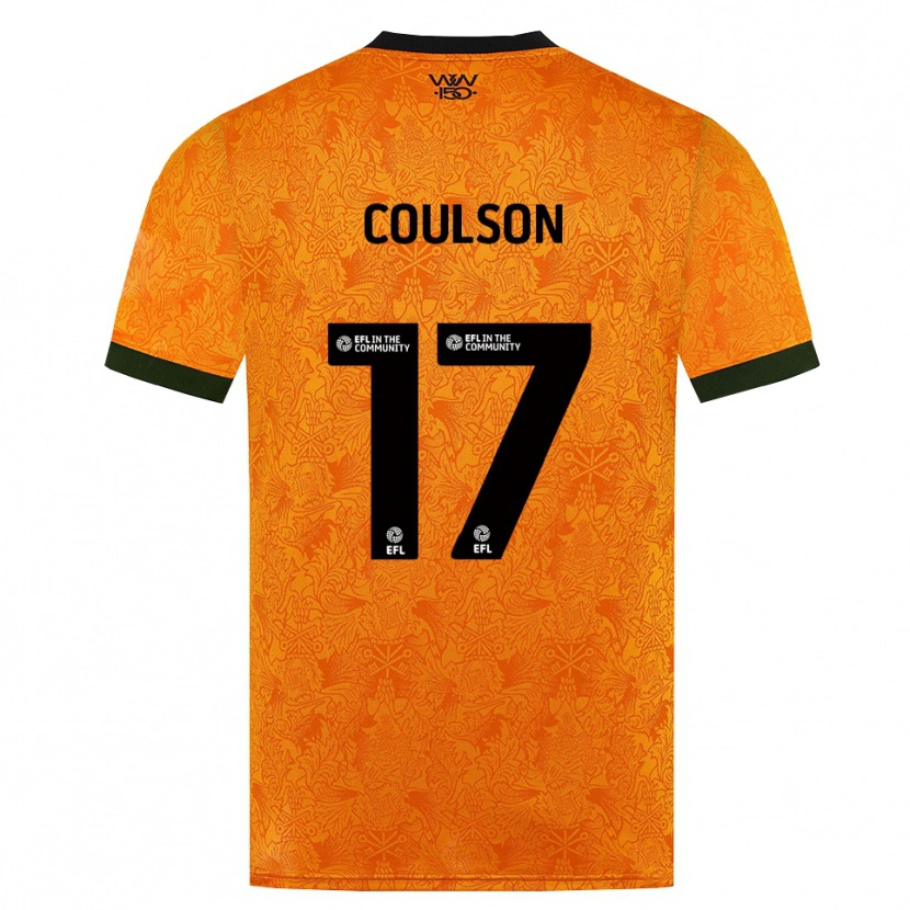 Danxen Kinder Tyler Coulson #17 Orange Schwarz Heimtrikot Trikot 2026/27 T-Shirt