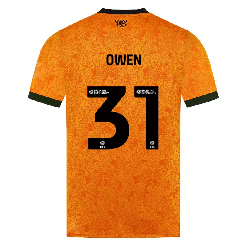 Danxen Kinder Skye Owen #31 Orange Schwarz Heimtrikot Trikot 2026/27 T-Shirt