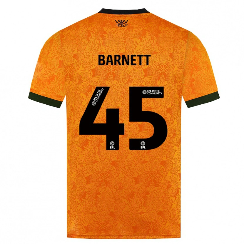 Danxen Kinder Ty Barnett #45 Orange Schwarz Heimtrikot Trikot 2026/27 T-Shirt