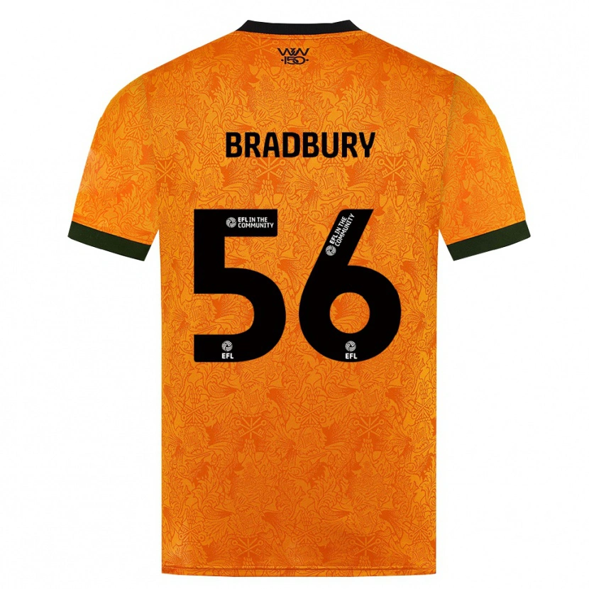 Danxen Kinder Makenzie Bradbury #56 Orange Schwarz Heimtrikot Trikot 2026/27 T-Shirt