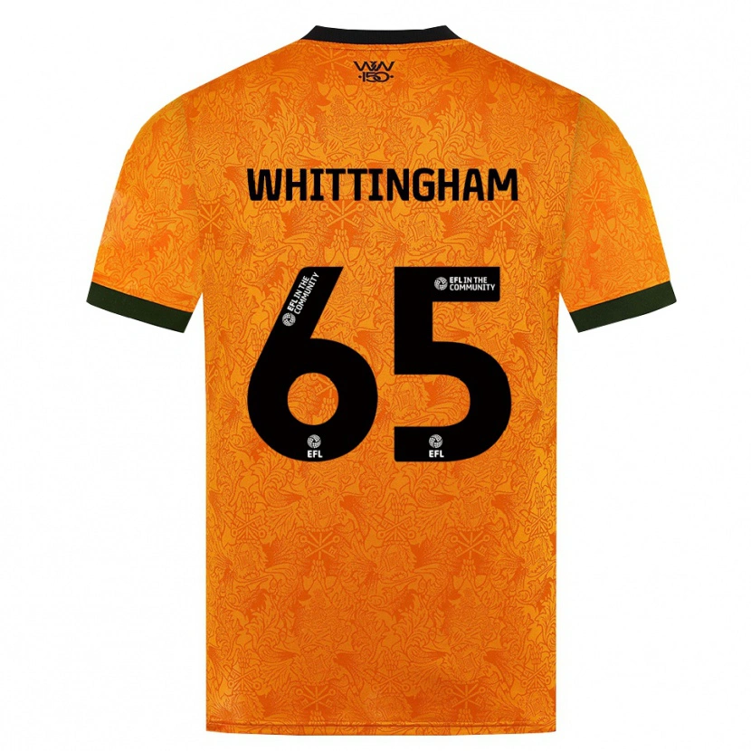 Danxen Kinder Matthew Whittingham #65 Orange Schwarz Heimtrikot Trikot 2026/27 T-Shirt
