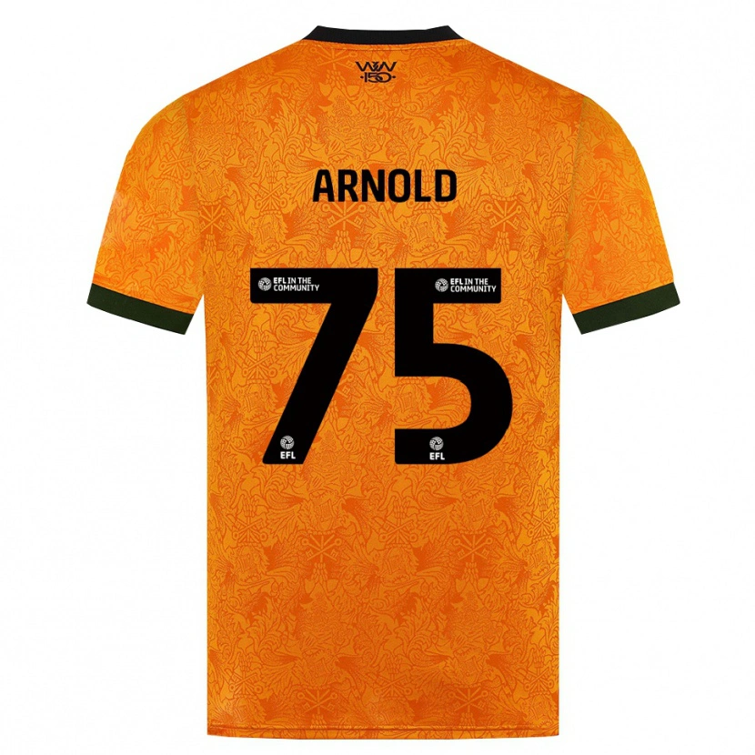 Danxen Kinder Alfie Arnold #75 Orange Schwarz Heimtrikot Trikot 2026/27 T-Shirt