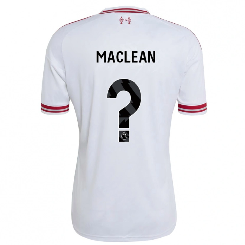 Danxen Kinder Kirsty Maclean #0 Rot Weiß Auswärtstrikot Trikot 2026/27 T-Shirt