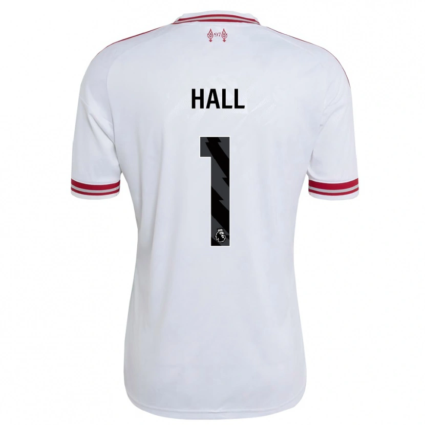 Danxen Kinder Bailey Hall #1 Rot Weiß Auswärtstrikot Trikot 2026/27 T-Shirt