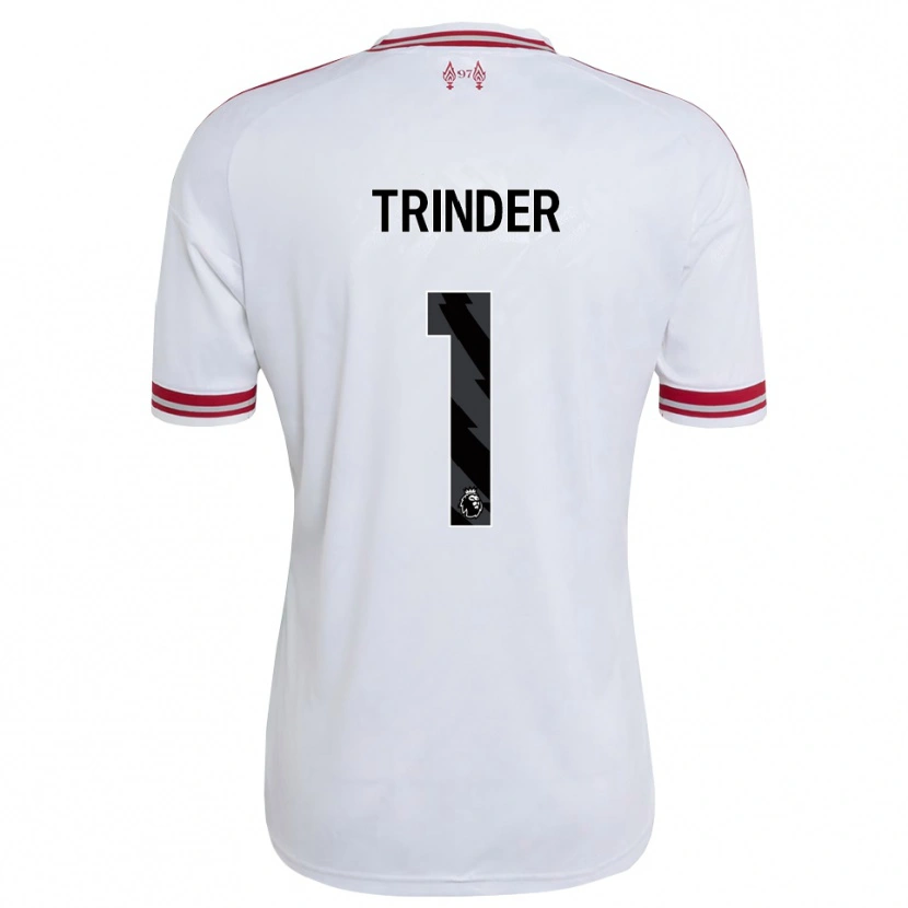 Danxen Kinder Zach Trinder #1 Rot Weiß Auswärtstrikot Trikot 2026/27 T-Shirt