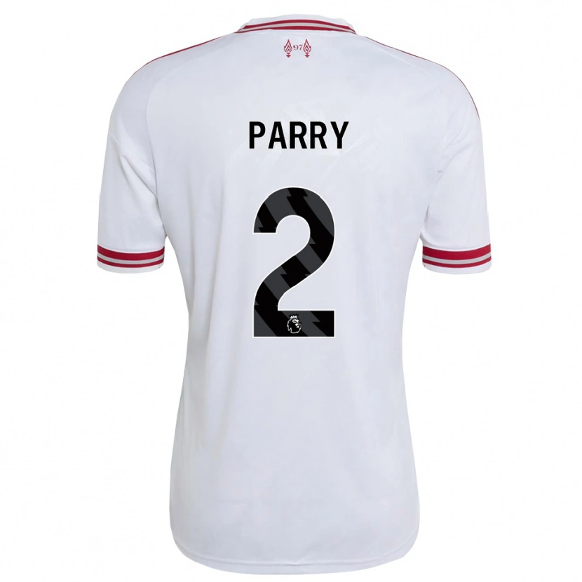 Danxen Kinder Lucy Parry #2 Rot Weiß Auswärtstrikot Trikot 2026/27 T-Shirt