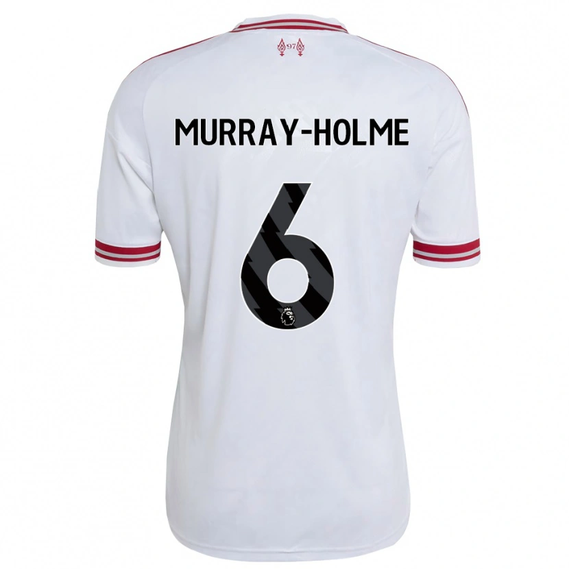 Danxen Kinder Haydn Murray-Holme #6 Rot Weiß Auswärtstrikot Trikot 2026/27 T-Shirt
