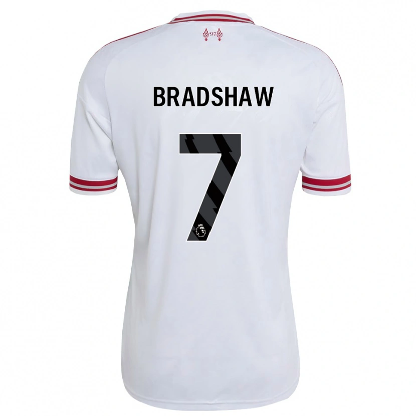 Danxen Kinder Joe Bradshaw #7 Rot Weiß Auswärtstrikot Trikot 2026/27 T-Shirt