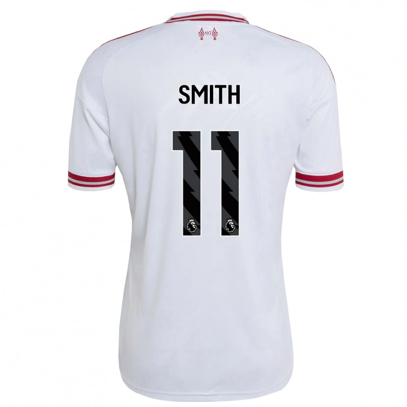 Danxen Kinder Olivia Smith #11 Rot Weiß Auswärtstrikot Trikot 2026/27 T-Shirt