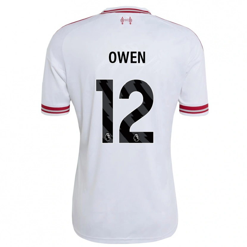 Danxen Kinder Harvey Owen #12 Rot Weiß Auswärtstrikot Trikot 2026/27 T-Shirt