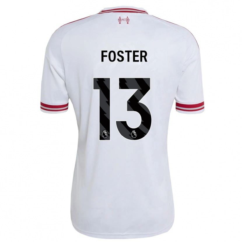 Danxen Kinder Rylee Foster #13 Rot Weiß Auswärtstrikot Trikot 2026/27 T-Shirt