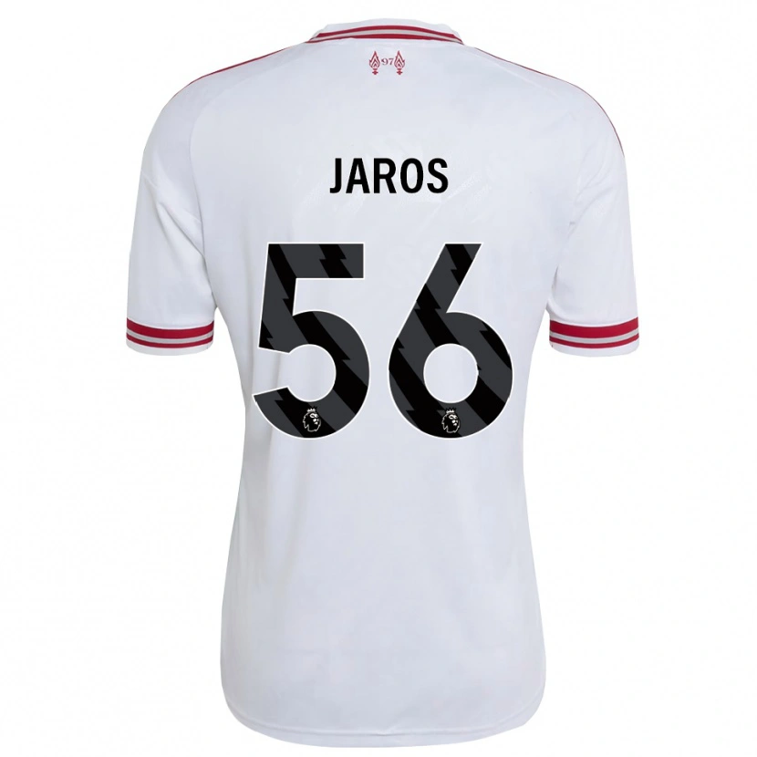 Danxen Kinder Vitezslav Jaros #56 Rot Weiß Auswärtstrikot Trikot 2026/27 T-Shirt