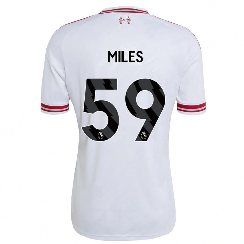 Danxen Kinder Terence Miles #59 Rot Weiß Auswärtstrikot Trikot 2026/27 T-Shirt
