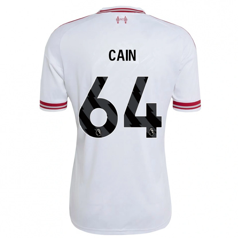 Danxen Kinder Jake Cain #64 Rot Weiß Auswärtstrikot Trikot 2026/27 T-Shirt