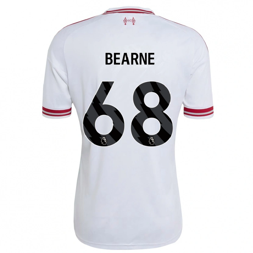 Danxen Kinder Jack Bearne #68 Rot Weiß Auswärtstrikot Trikot 2026/27 T-Shirt