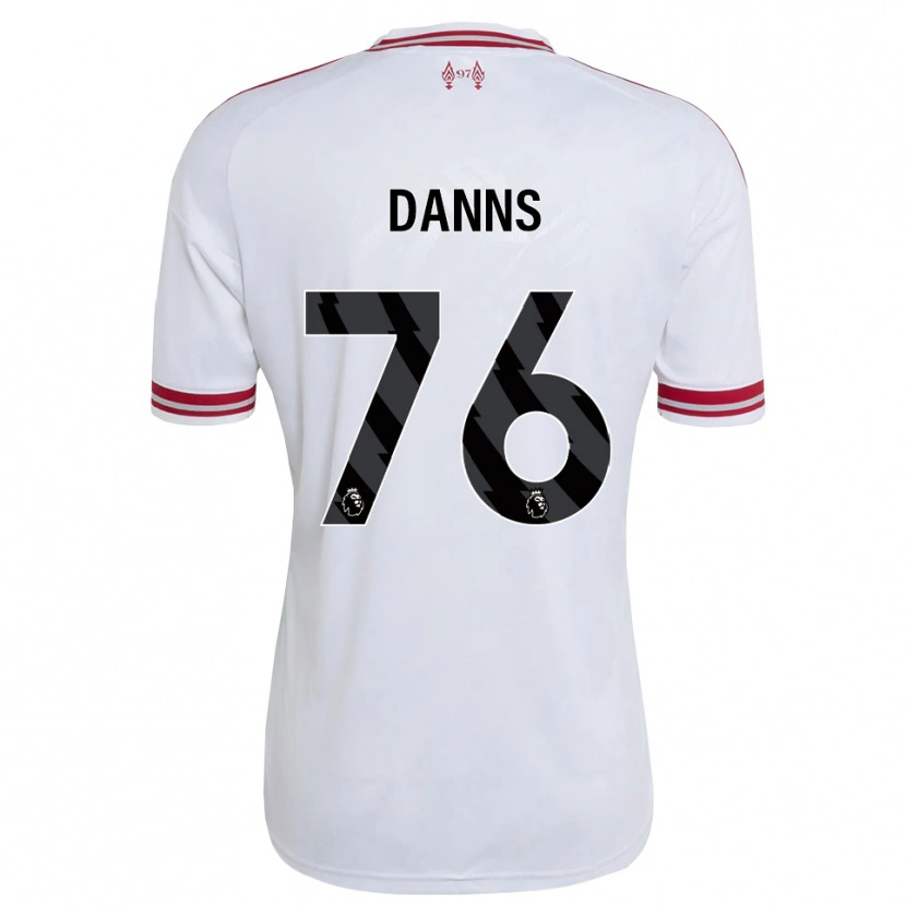Danxen Kinder Jayden Danns #76 Rot Weiß Auswärtstrikot Trikot 2026/27 T-Shirt