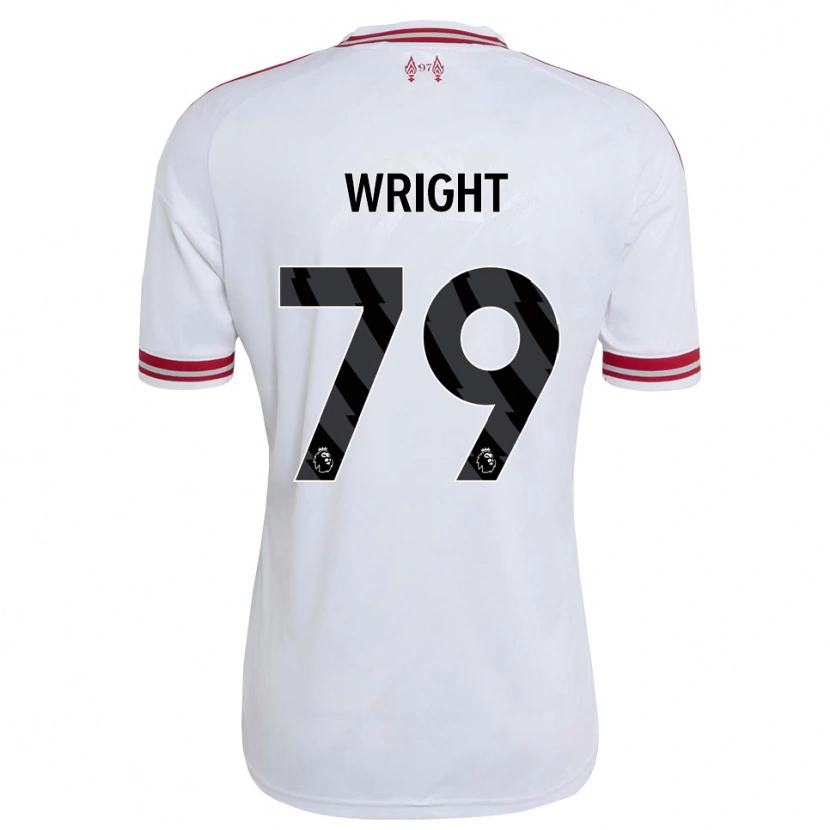 Danxen Kinder Will Wright #79 Rot Weiß Auswärtstrikot Trikot 2026/27 T-Shirt