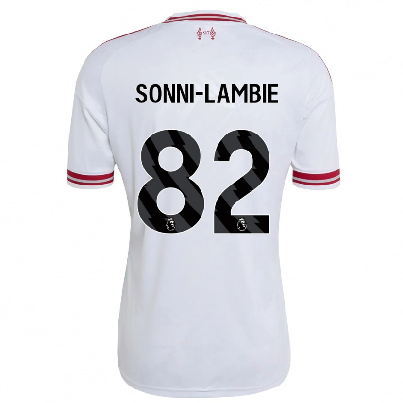 Danxen Kinder Joshua Sonni-Lambie #82 Rot Weiß Auswärtstrikot Trikot 2026/27 T-Shirt