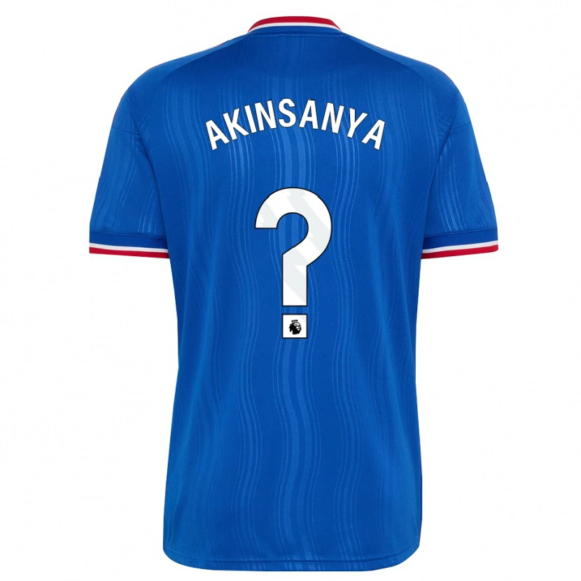 Danxen Kinder Joseph Akinsanya #0 Blau Weiß Rot Auswärtstrikot Trikot 2026/27 T-Shirt