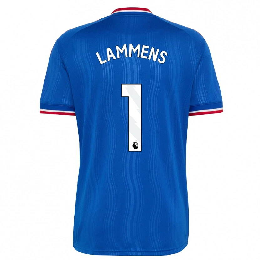 Danxen Kinder Senne Lammens #1 Blau Weiß Rot Auswärtstrikot Trikot 2026/27 T-Shirt