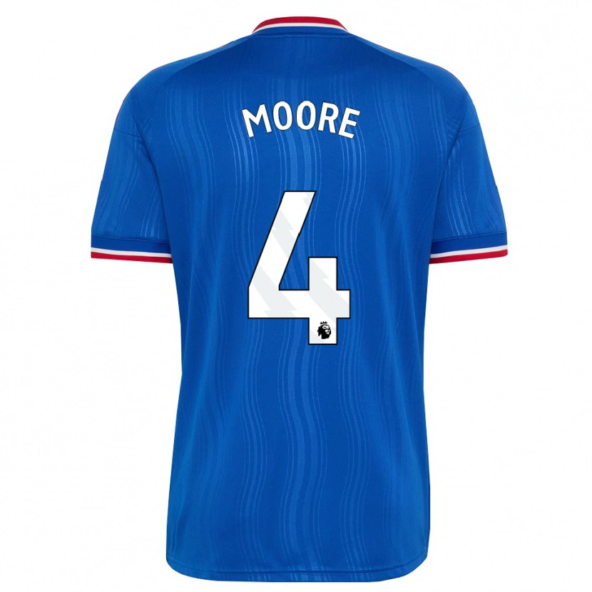Danxen Kinder Jade Moore #4 Blau Weiß Rot Auswärtstrikot Trikot 2026/27 T-Shirt
