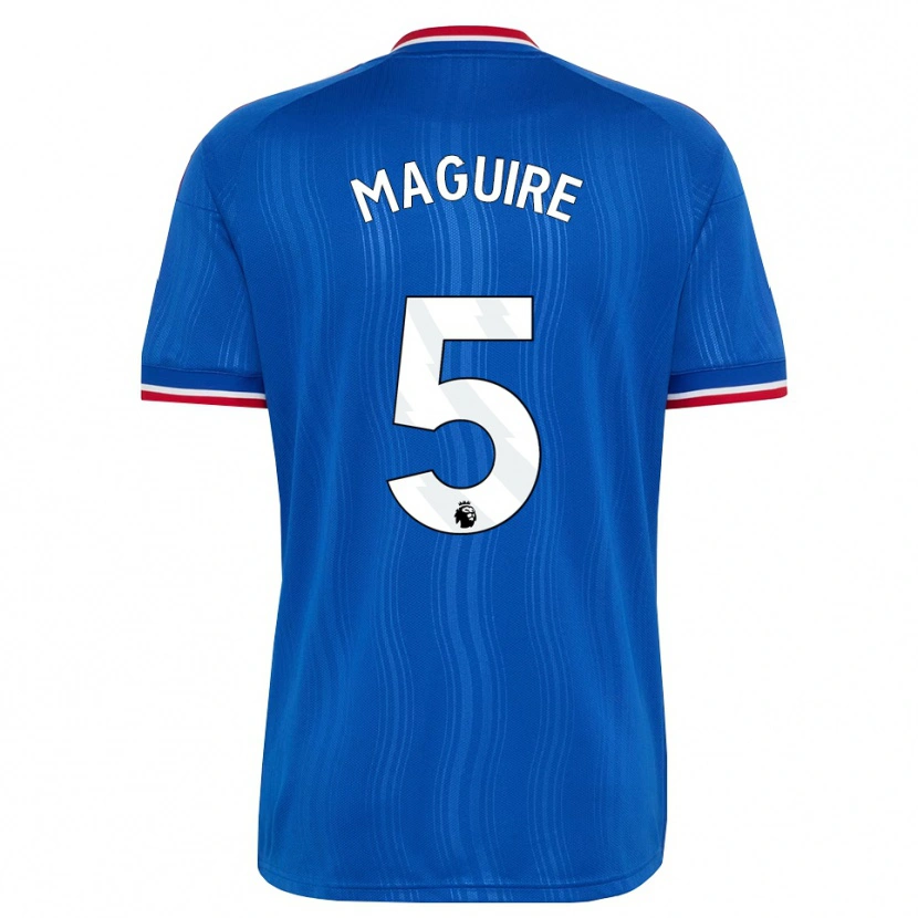 Danxen Kinder Harry Maguire #5 Blau Weiß Rot Auswärtstrikot Trikot 2026/27 T-Shirt