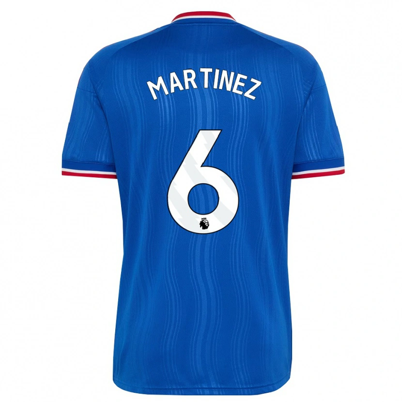 Danxen Kinder Lisandro Martínez #6 Blau Weiß Rot Auswärtstrikot Trikot 2026/27 T-Shirt