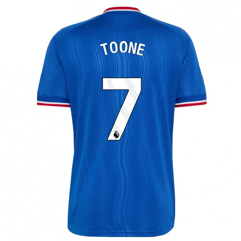 Danxen Kinder Ella Toone #7 Blau Weiß Rot Auswärtstrikot Trikot 2026/27 T-Shirt
