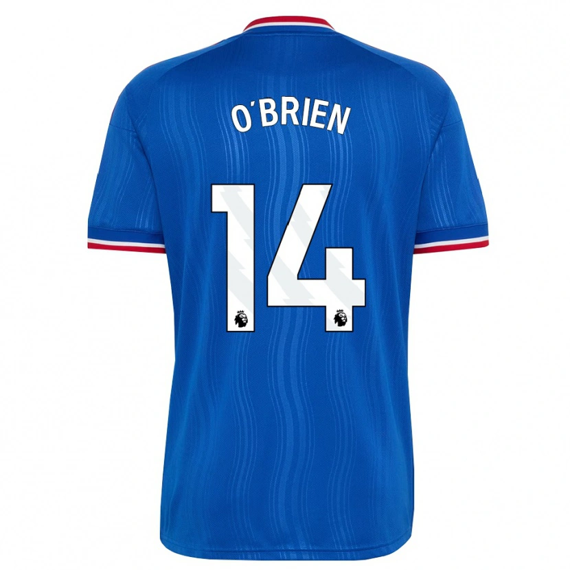 Danxen Kinder Sam O'brien #14 Blau Weiß Rot Auswärtstrikot Trikot 2026/27 T-Shirt