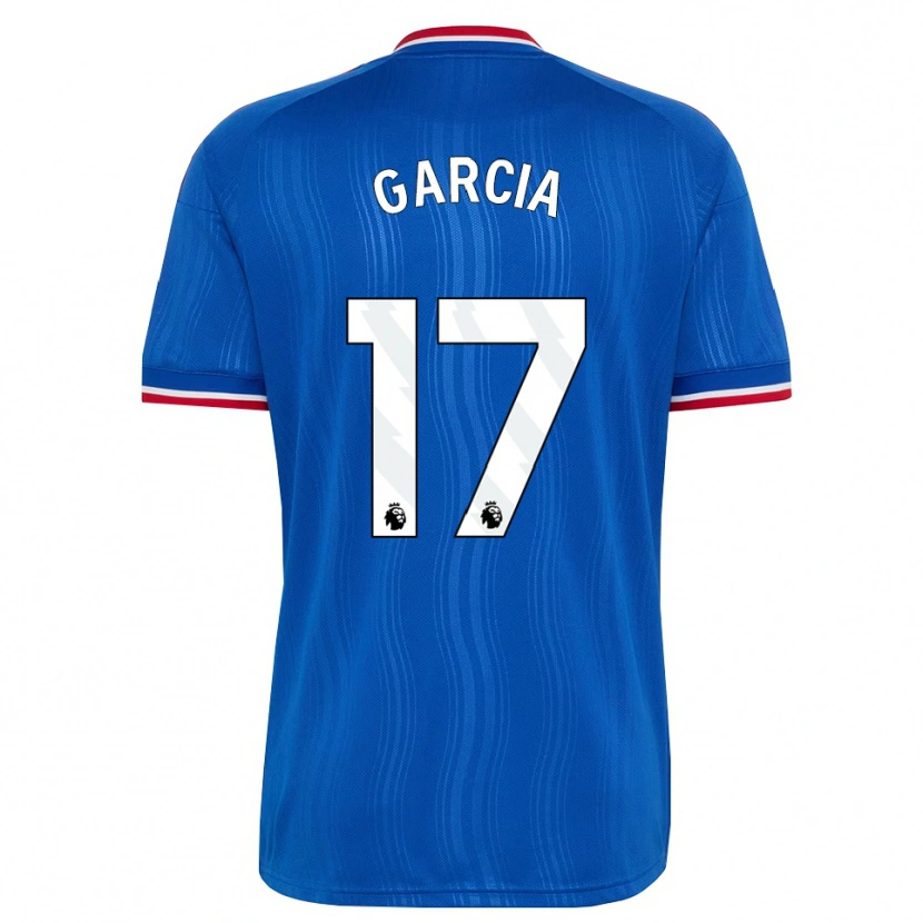 Danxen Kinder Lucia Garcia #17 Blau Weiß Rot Auswärtstrikot Trikot 2026/27 T-Shirt