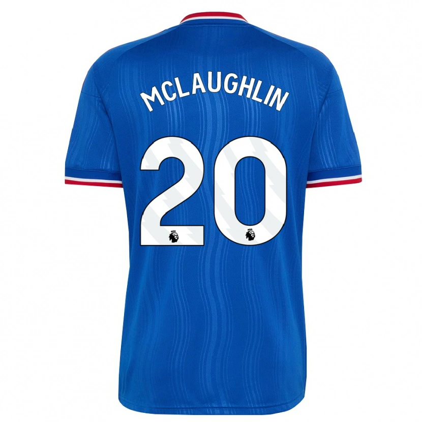 Danxen Kinder Harlem Mclaughlin #20 Blau Weiß Rot Auswärtstrikot Trikot 2026/27 T-Shirt