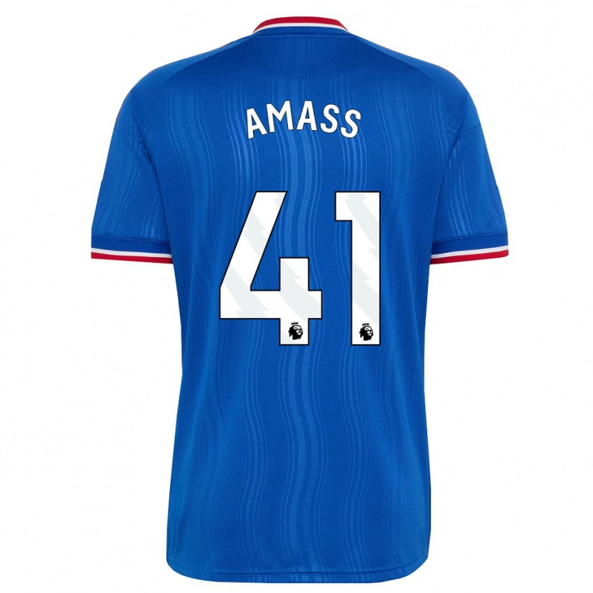 Danxen Kinder Harry Amass #41 Blau Weiß Rot Auswärtstrikot Trikot 2026/27 T-Shirt