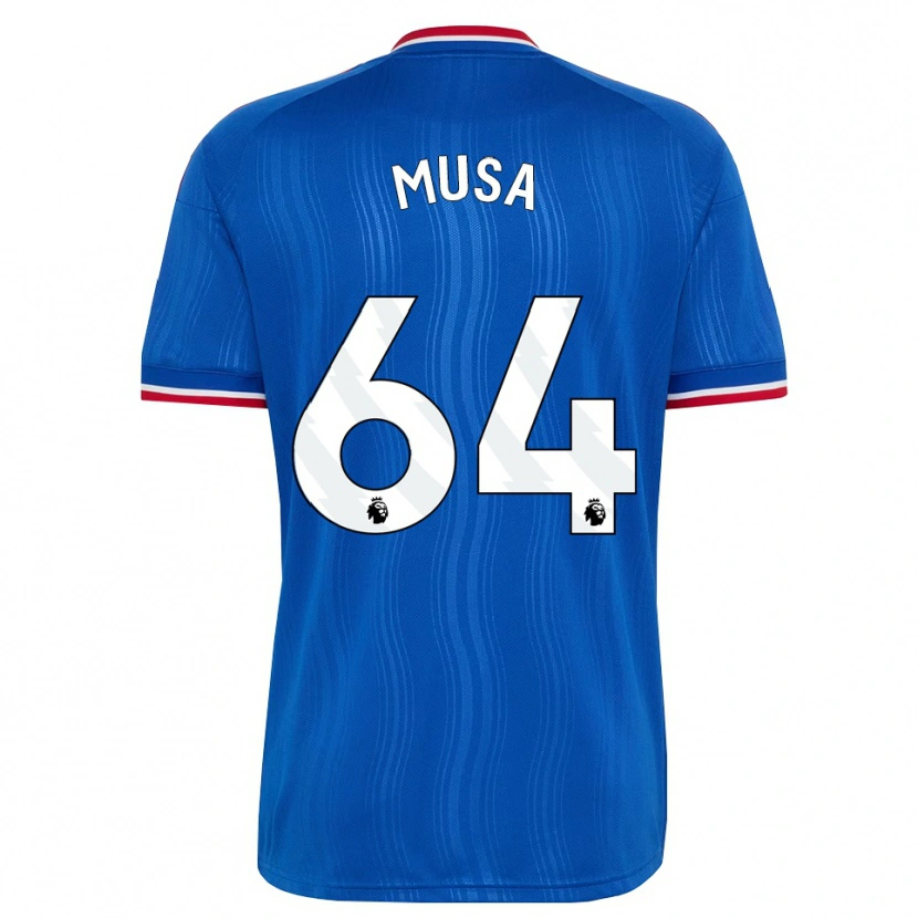 Danxen Kinder Victor Musa #64 Blau Weiß Rot Auswärtstrikot Trikot 2026/27 T-Shirt