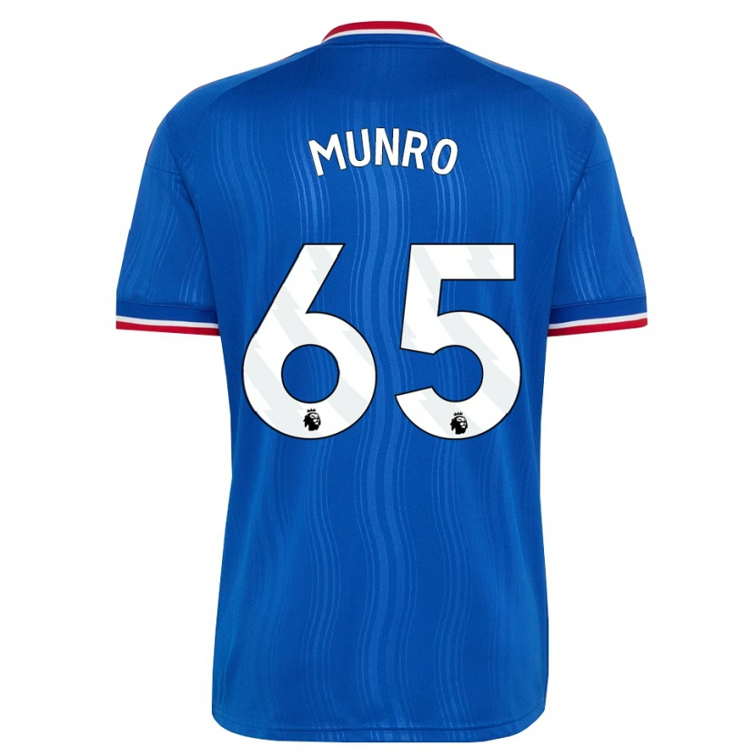 Danxen Kinder Reece Munro #65 Blau Weiß Rot Auswärtstrikot Trikot 2026/27 T-Shirt
