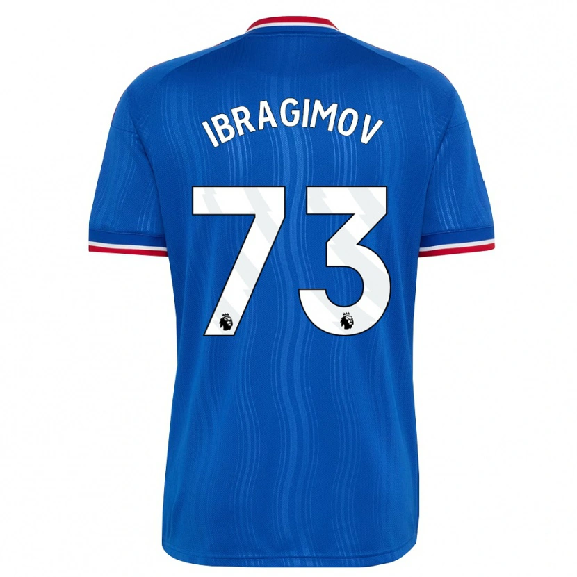 Danxen Kinder Amir Ibragimov #73 Blau Weiß Rot Auswärtstrikot Trikot 2026/27 T-Shirt