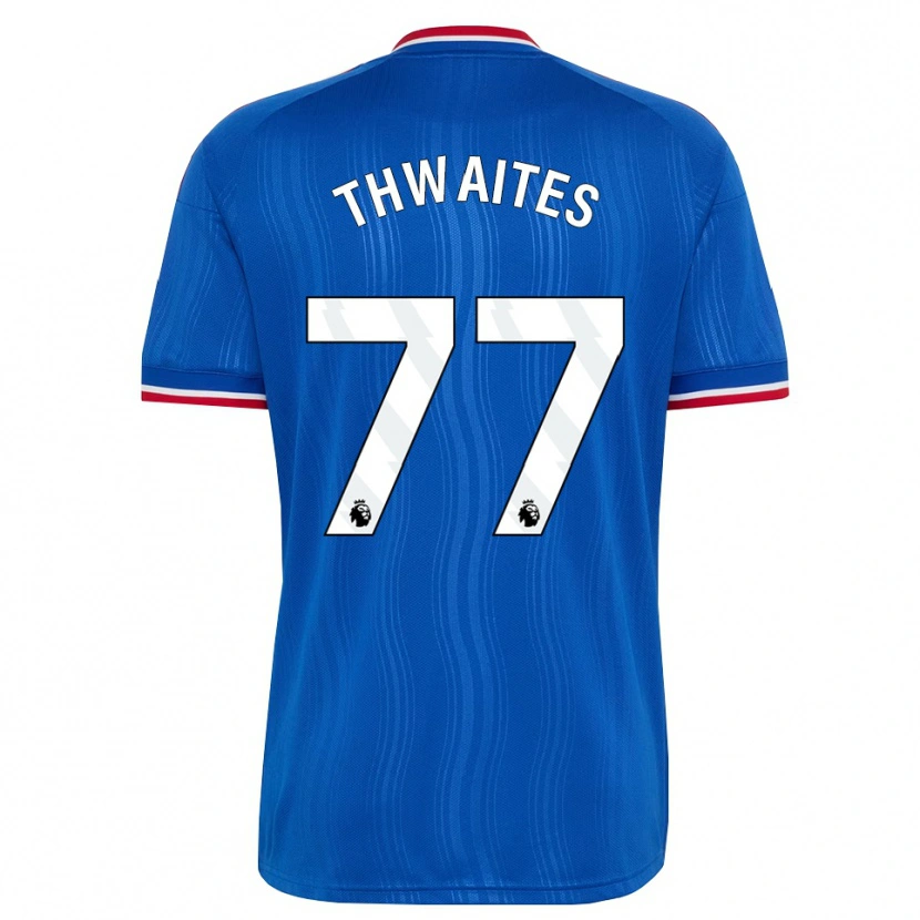 Danxen Kinder Jim Thwaites #77 Blau Weiß Rot Auswärtstrikot Trikot 2026/27 T-Shirt