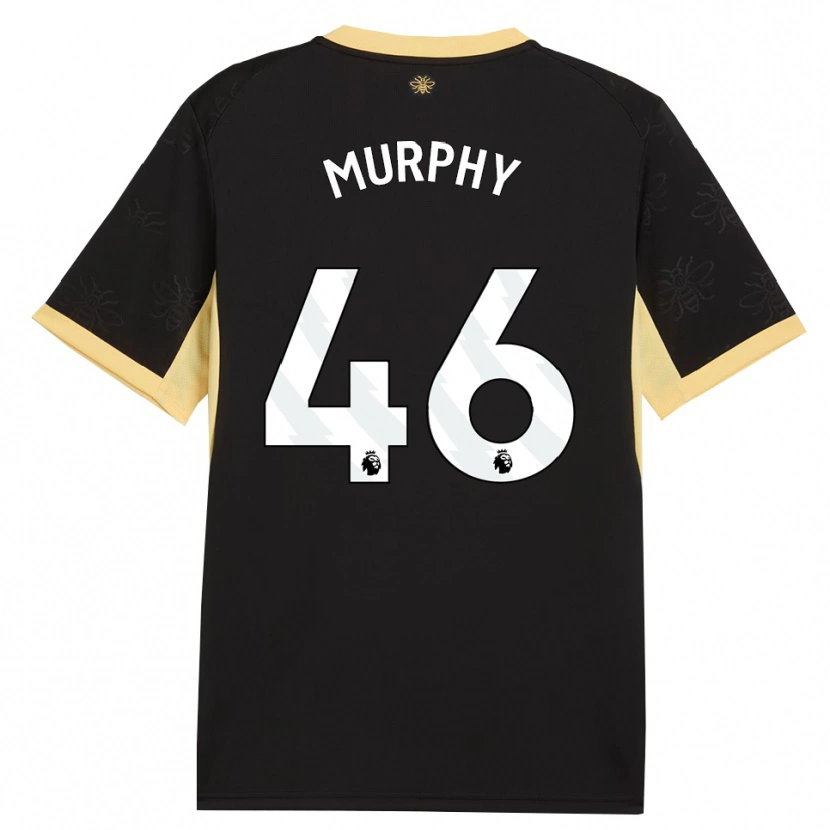 Danxen Kinder Lily Murphy #46 Schwarz Gelb Auswärtstrikot Trikot 2026/27 T-Shirt