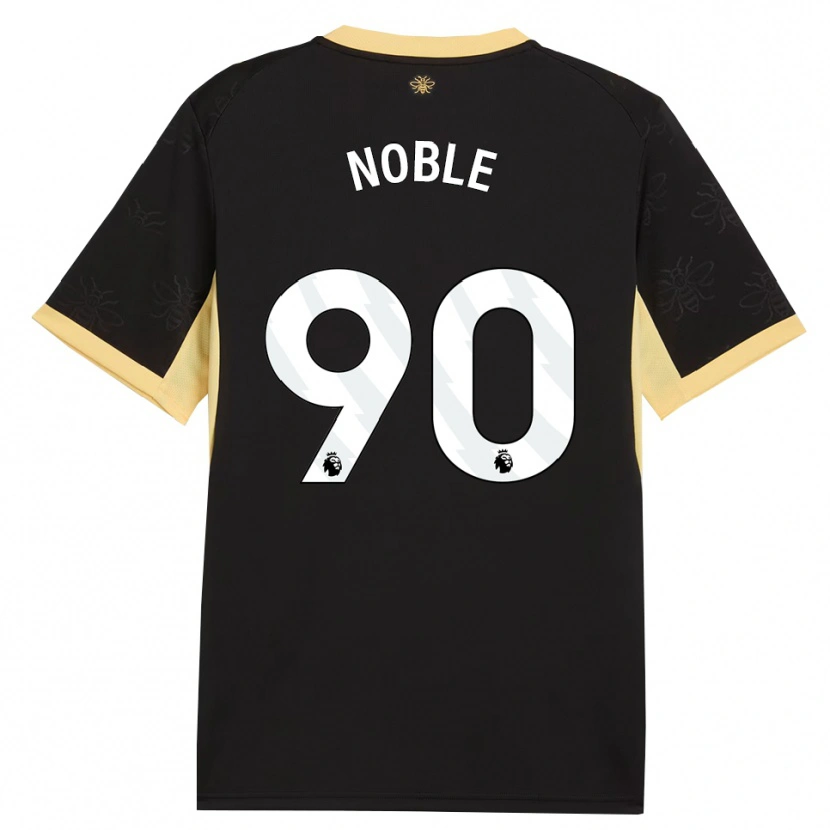 Danxen Kinder Kian Noble #90 Schwarz Gelb Auswärtstrikot Trikot 2026/27 T-Shirt