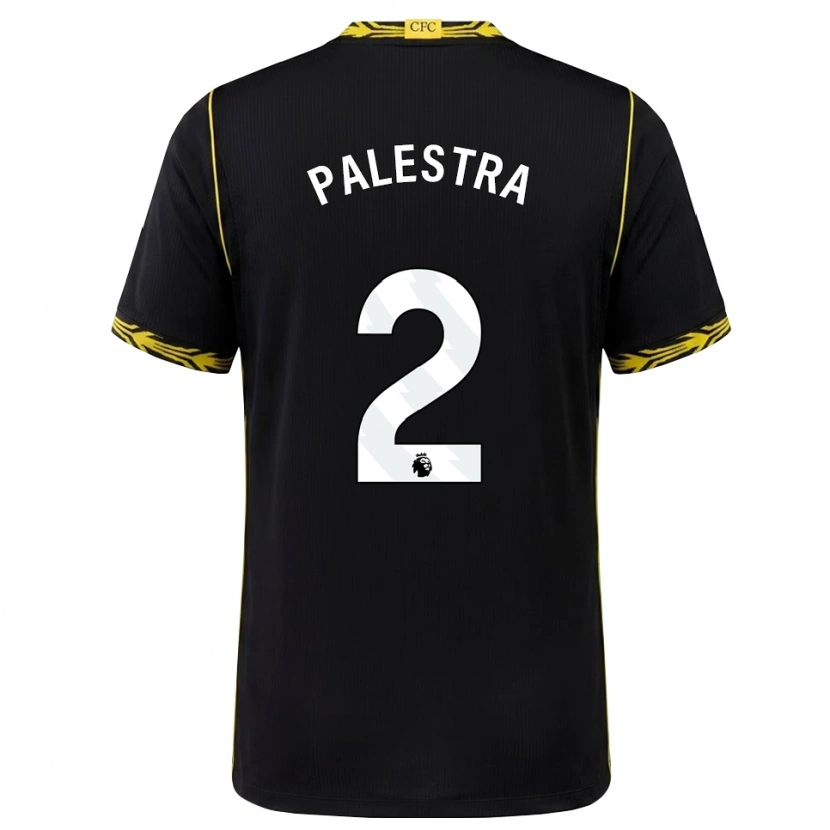 Danxen Kinder Marco Palestra #2 Schwarz Gelb Auswärtstrikot Trikot 2026/27 T-Shirt
