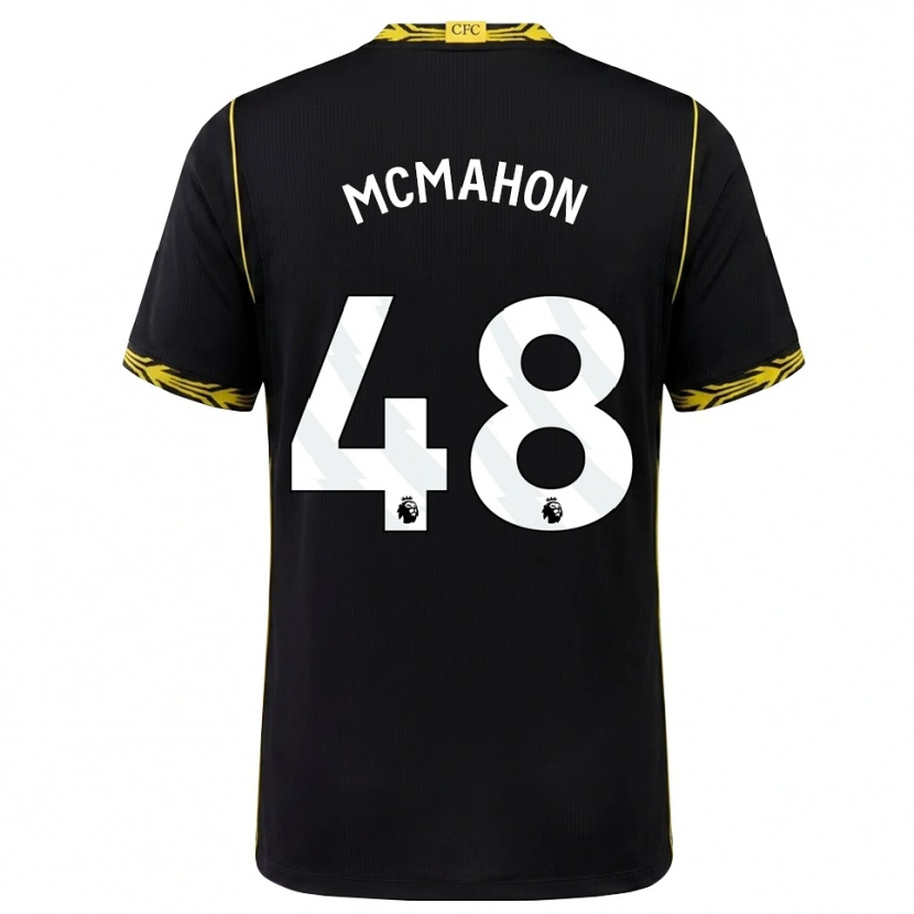 Danxen Kinder Harrison Mcmahon #48 Schwarz Gelb Auswärtstrikot Trikot 2026/27 T-Shirt