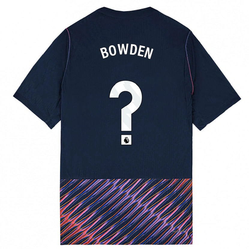 Danxen Kinder Jamie Bowden #0 Königlich Blau Weiß Auswärtstrikot Trikot 2026/27 T-Shirt