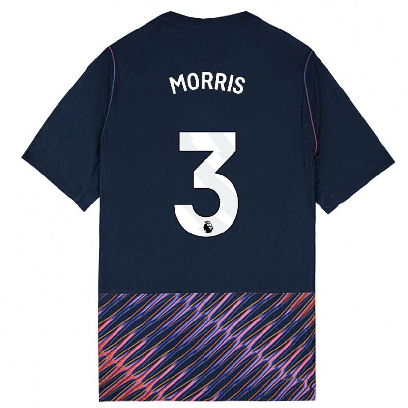 Danxen Kinder Ella Morris #3 Königlich Blau Weiß Auswärtstrikot Trikot 2026/27 T-Shirt