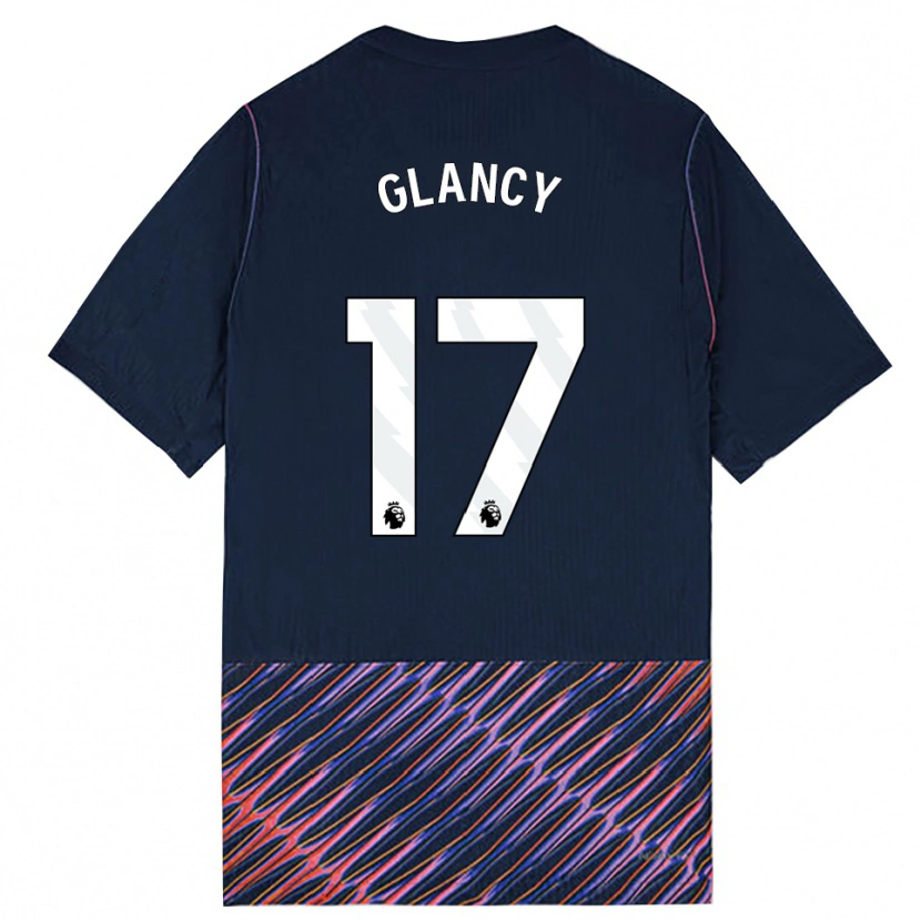 Danxen Kinder Conall Glancy #17 Königlich Blau Weiß Auswärtstrikot Trikot 2026/27 T-Shirt