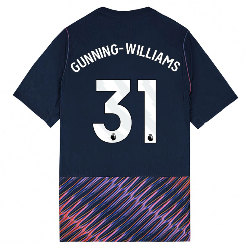 Danxen Kinder Lenna Gunning-Williams #31 Königlich Blau Weiß Auswärtstrikot Trikot 2026/27 T-Shirt